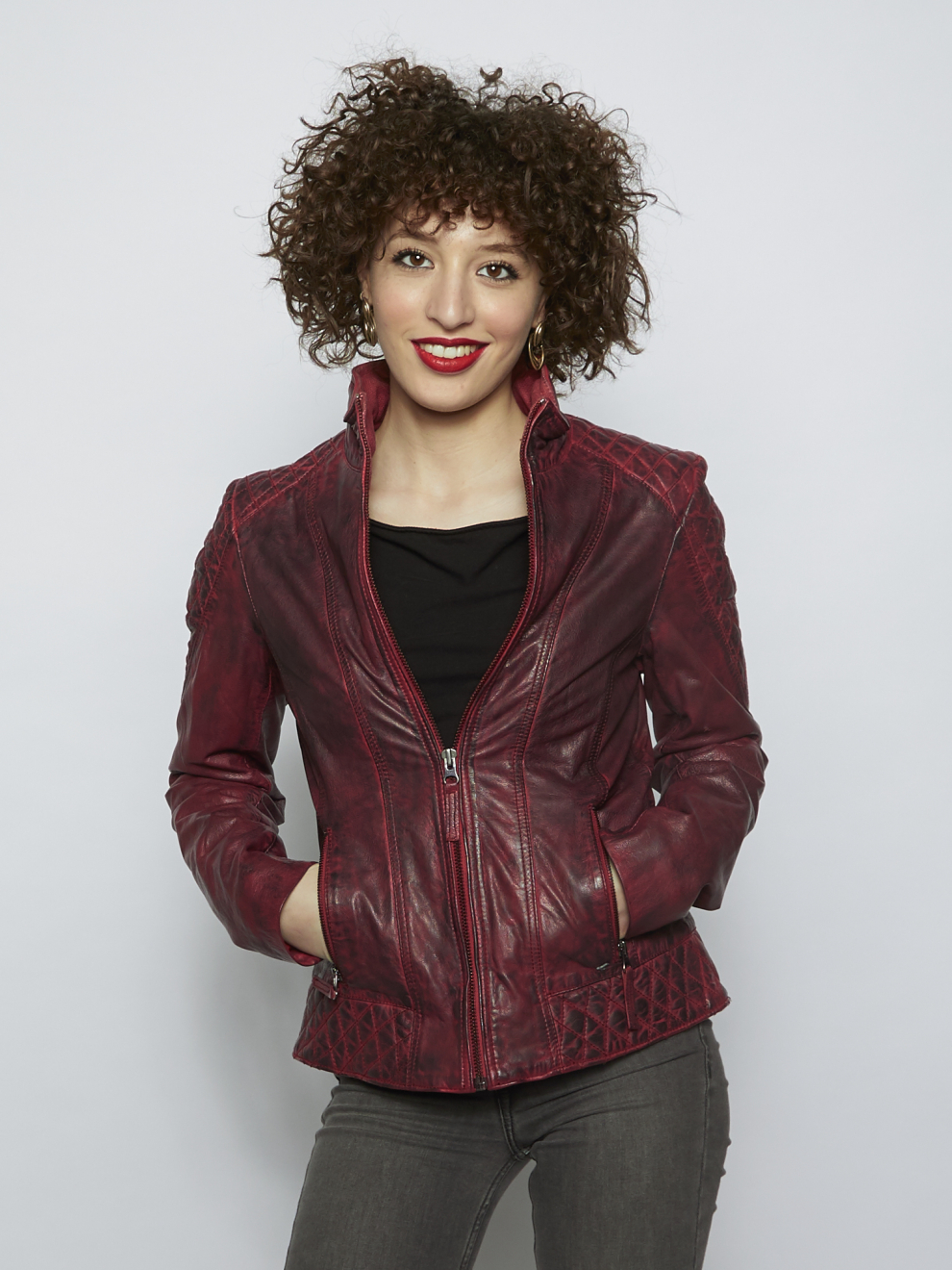 Lederjacke Queensbury