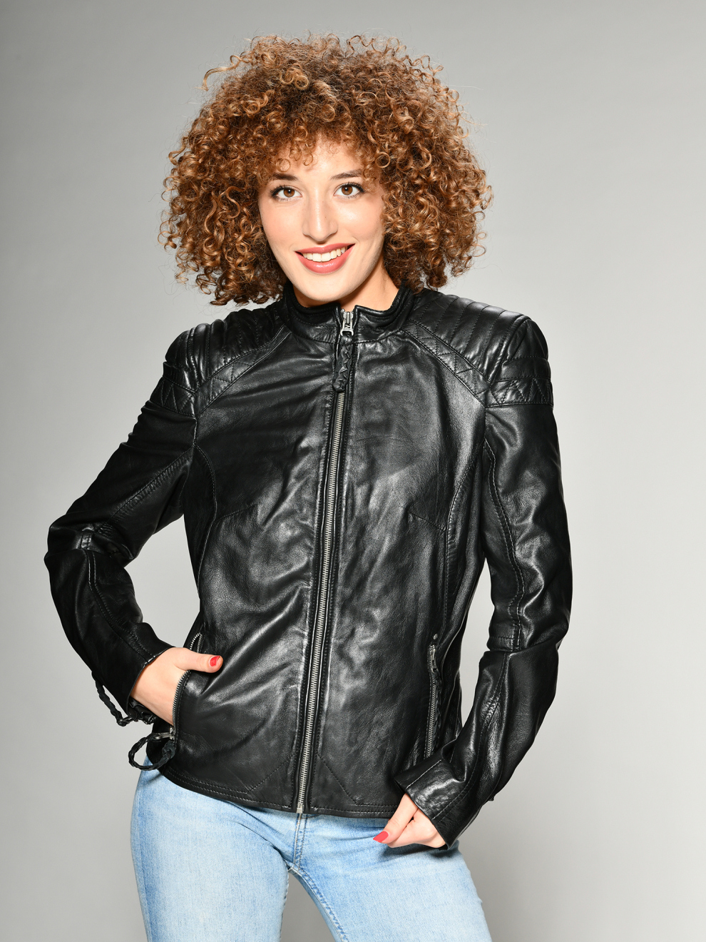 Lederjacke Brightwater