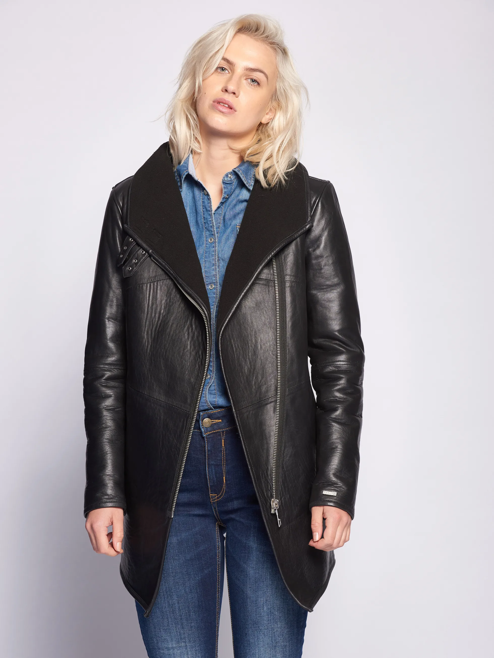 Lederkurzmantel Corning