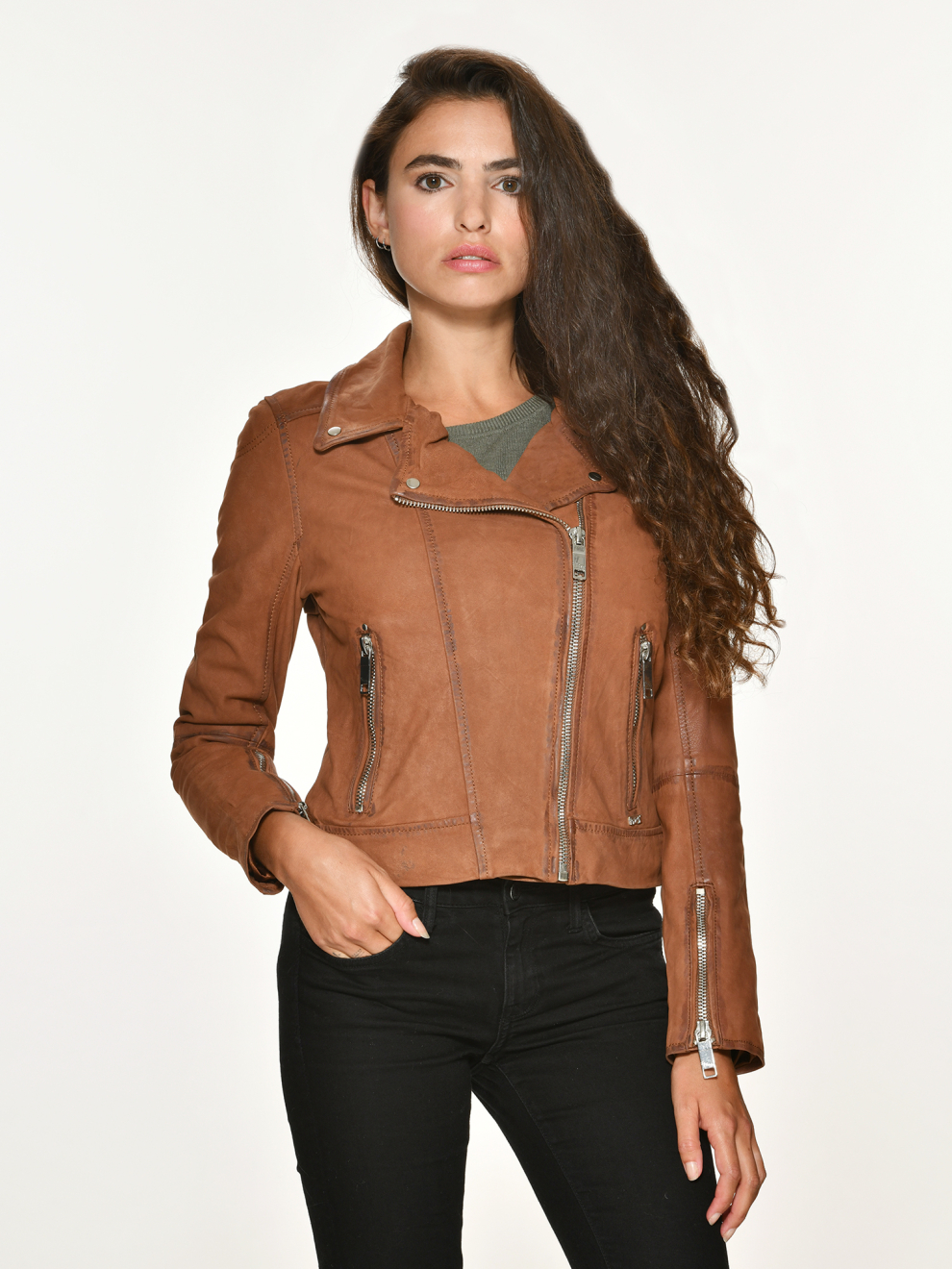 Lederjacke Romie