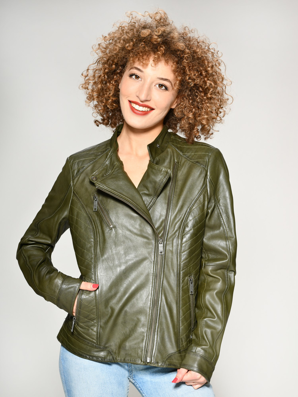 Lederjacke Sally