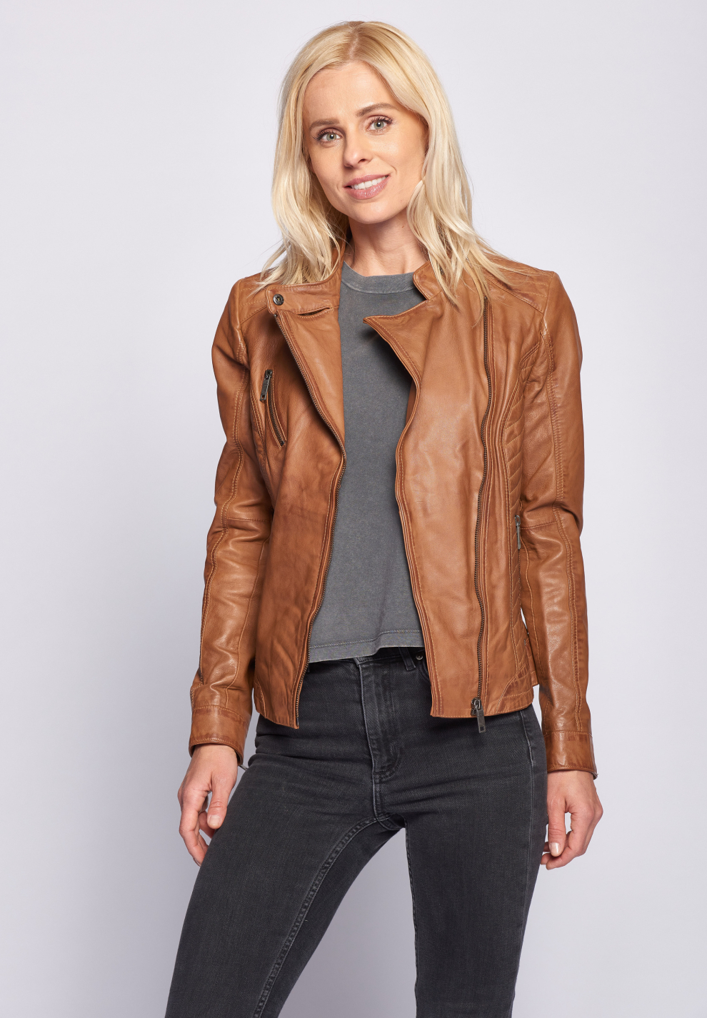 Lederjacke Sally