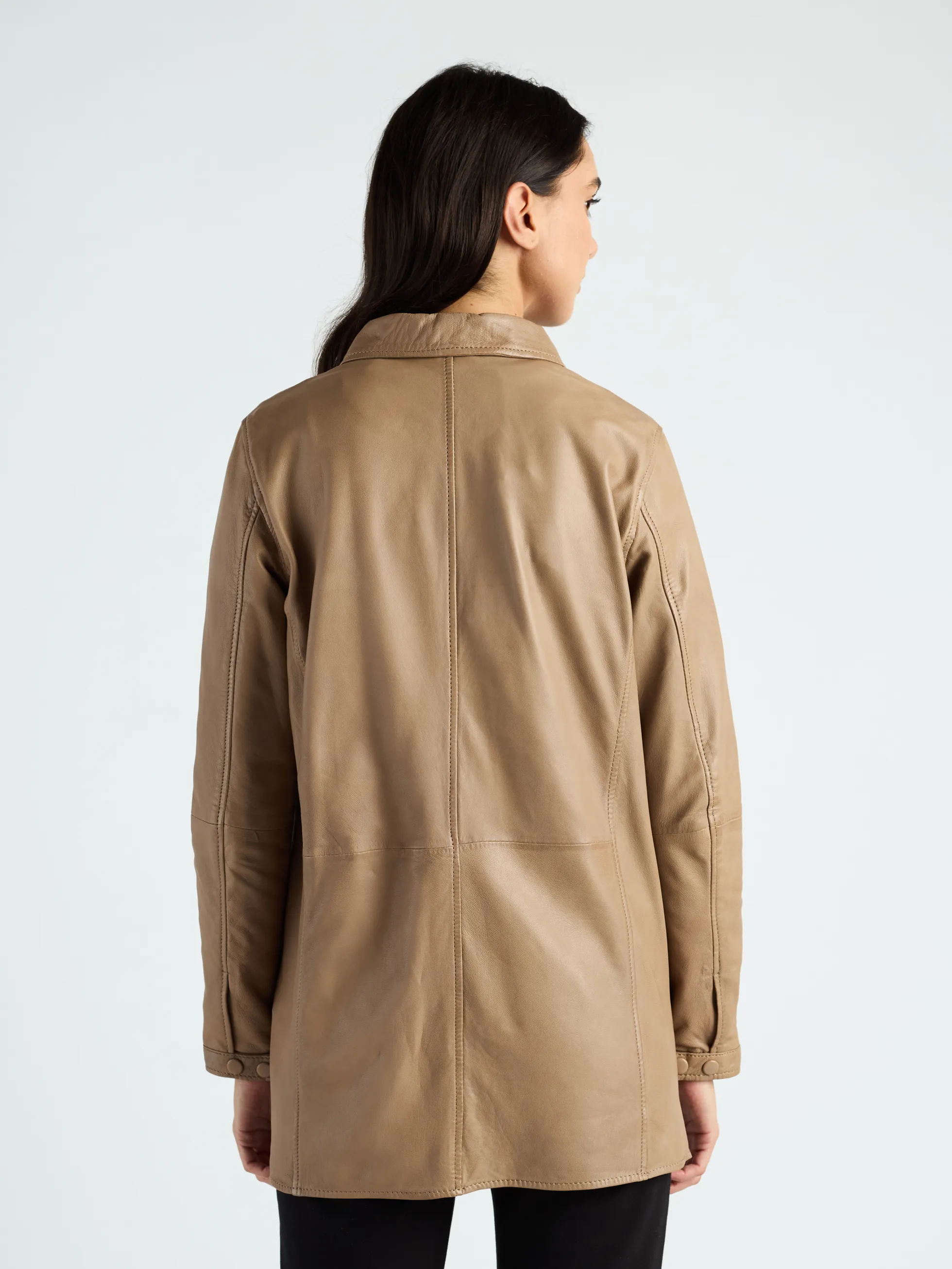 Lederkurzmantel 42020135