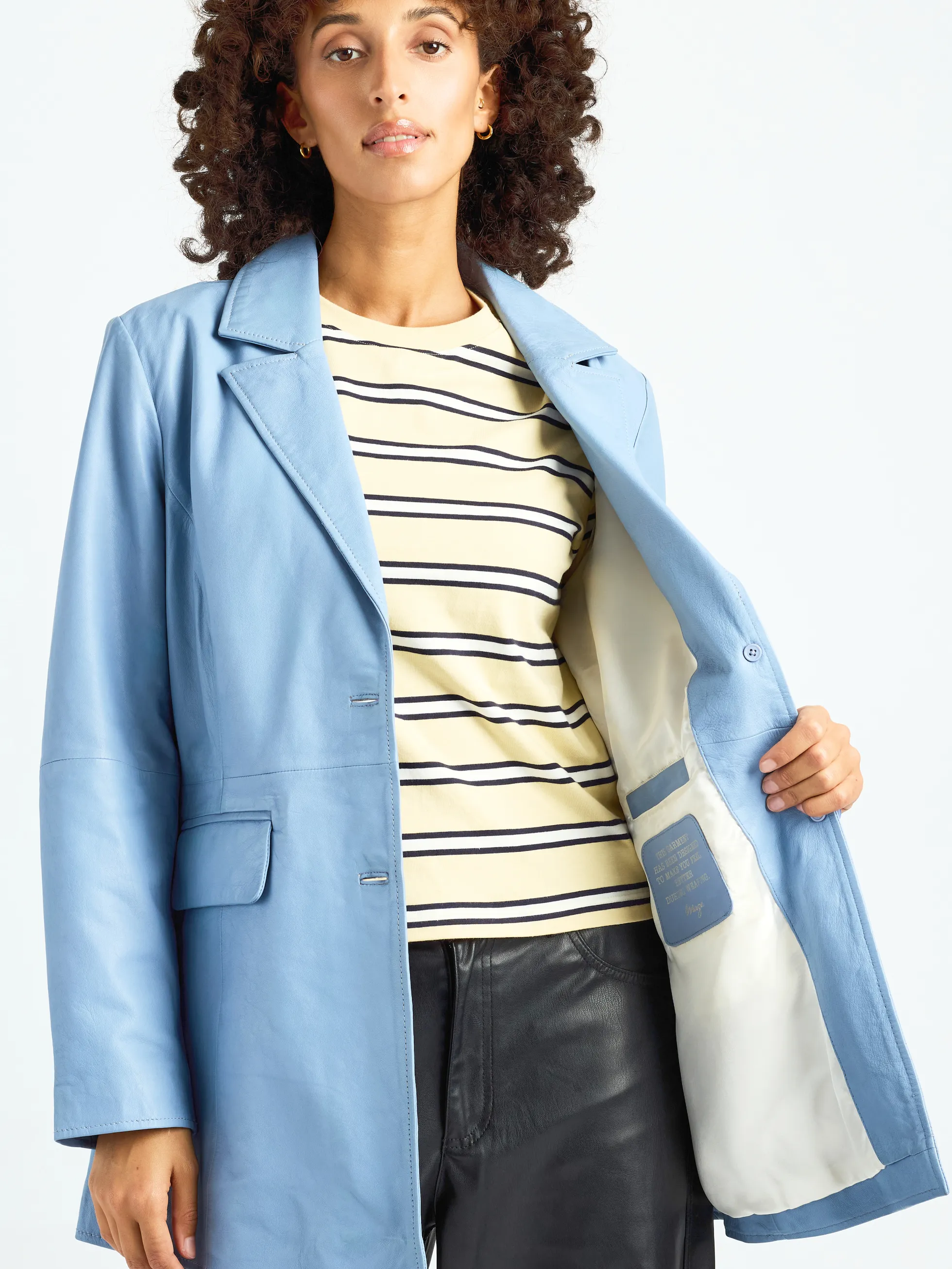 Leder Blazer 42023100