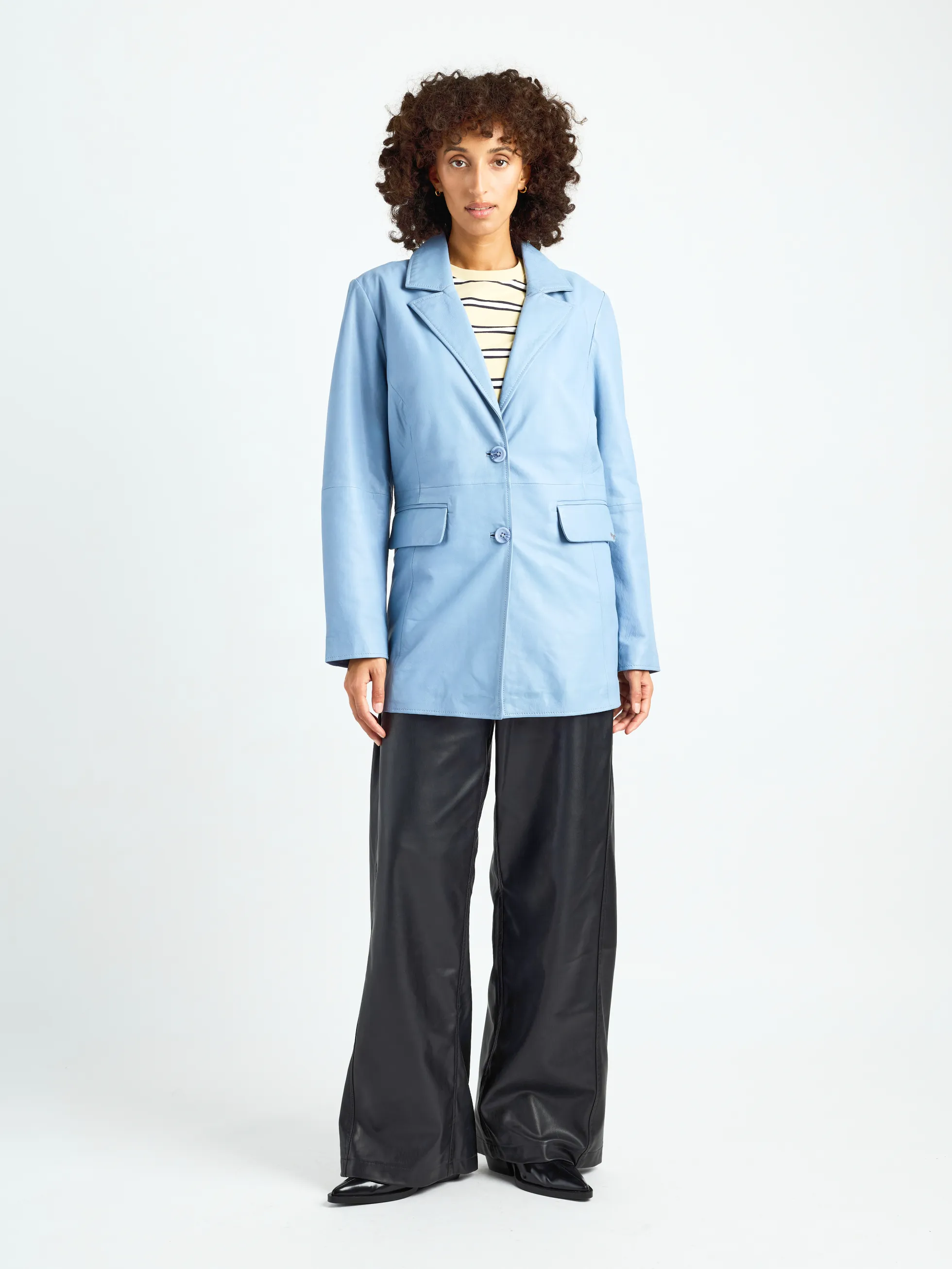 Leder Blazer 42023100