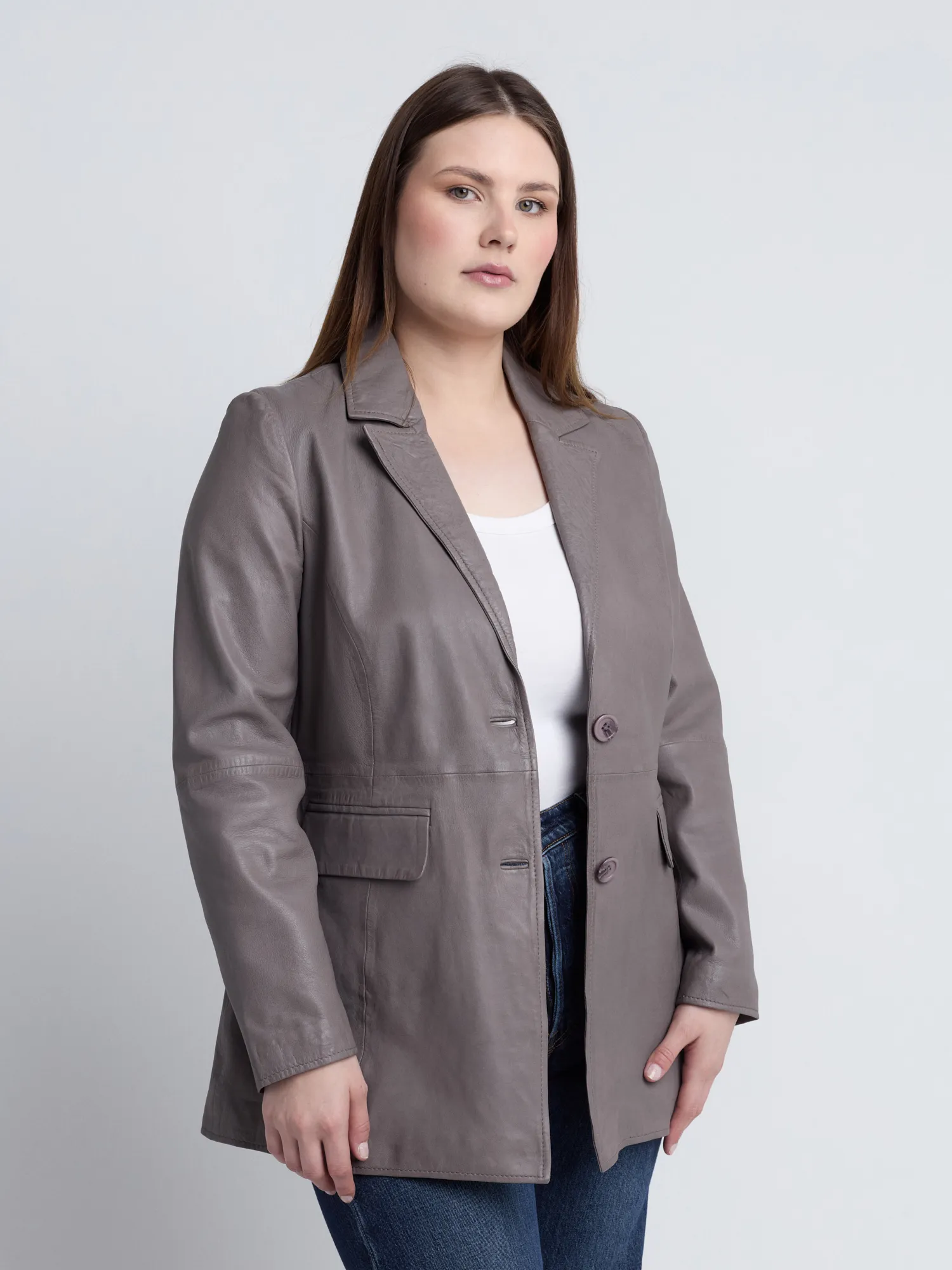 Leder Blazer 42023100