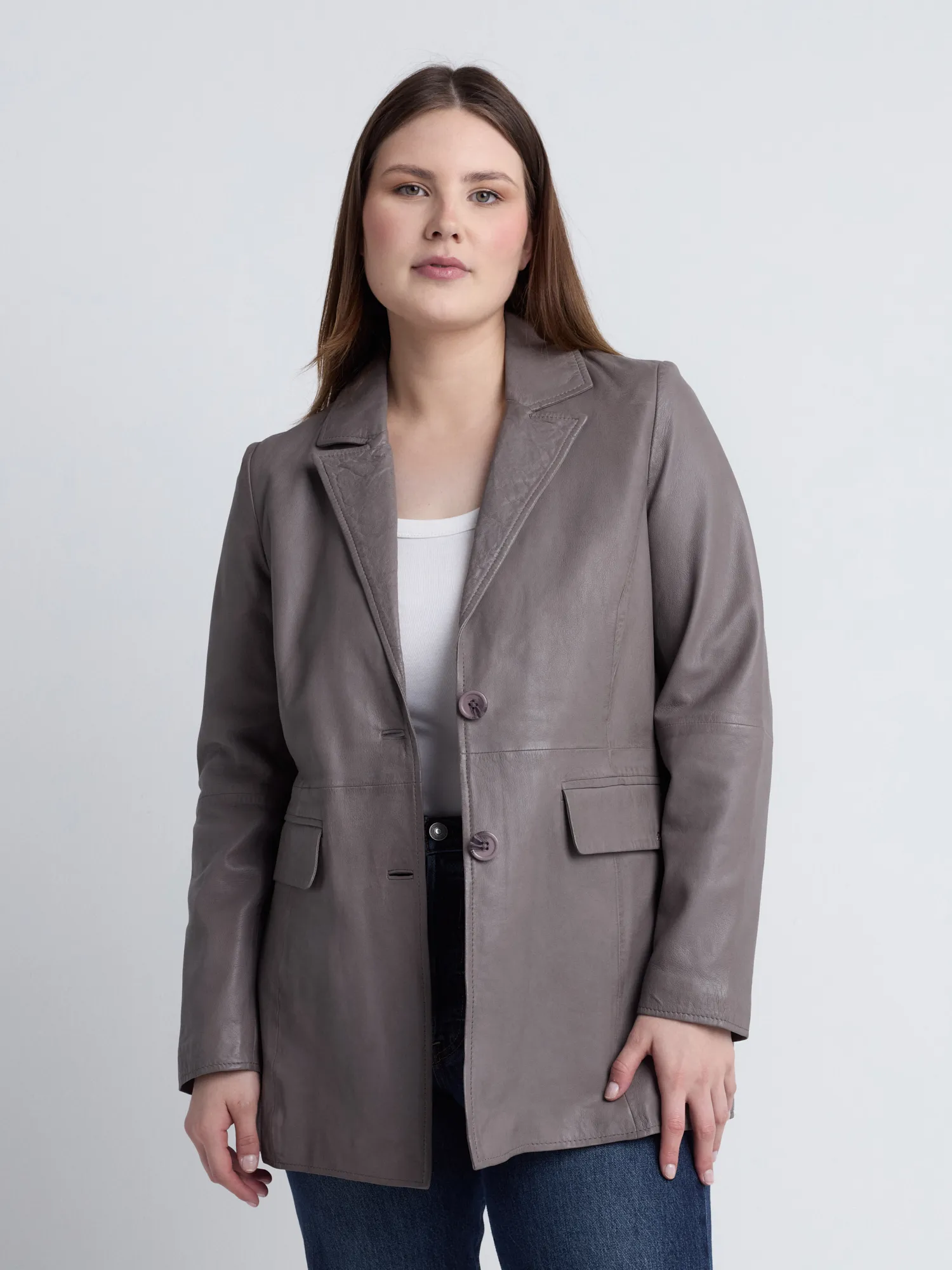 Leder Blazer 42023100