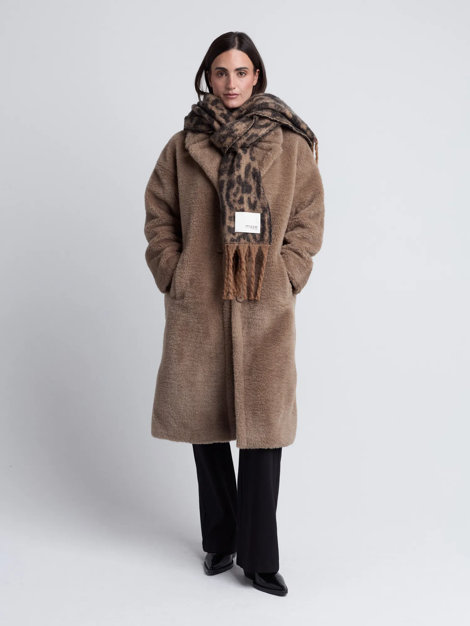 42024071 Set - Mantel mit Schal