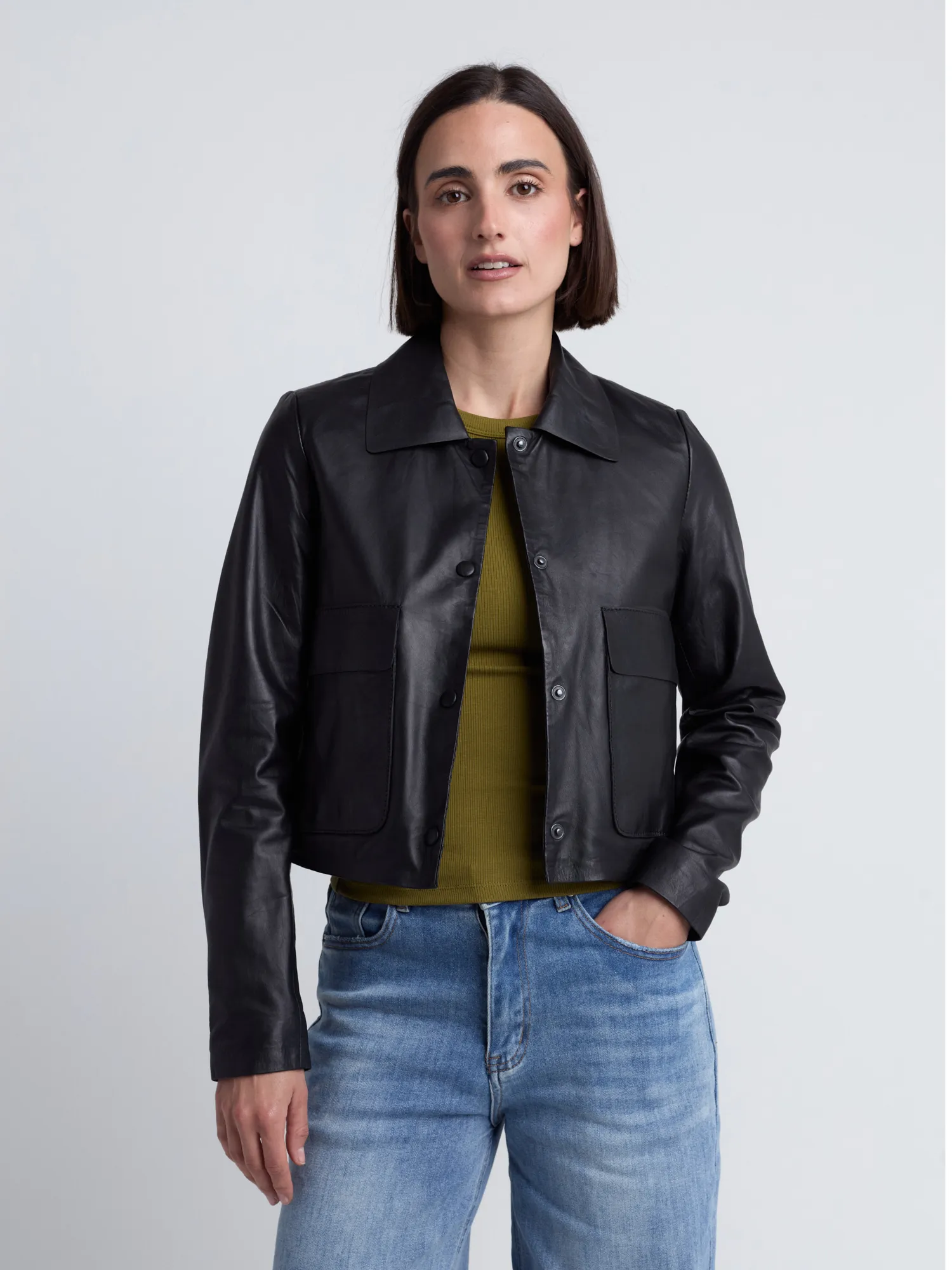 Lederjacke 42024082