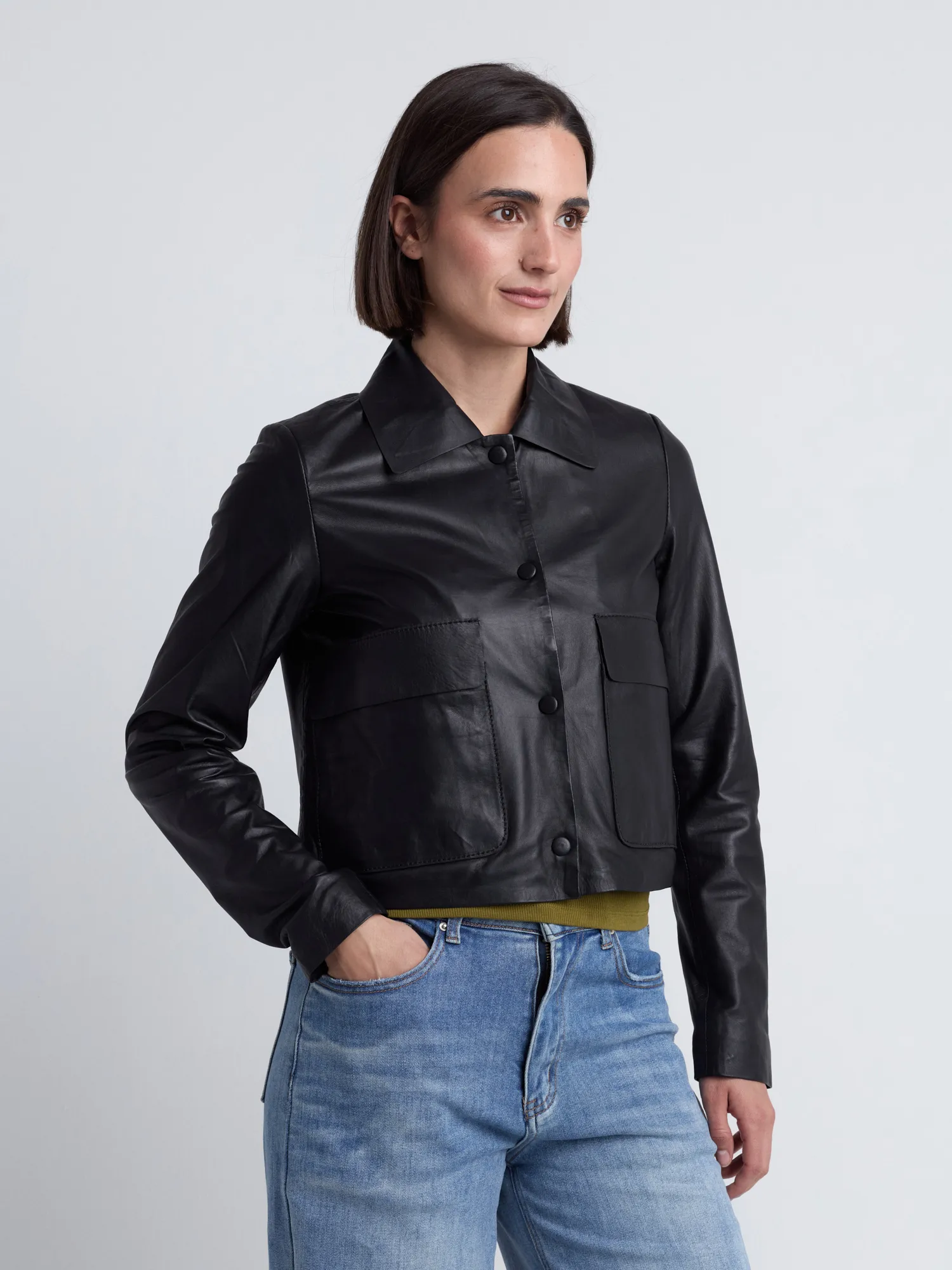 Lederjacke 42024082
