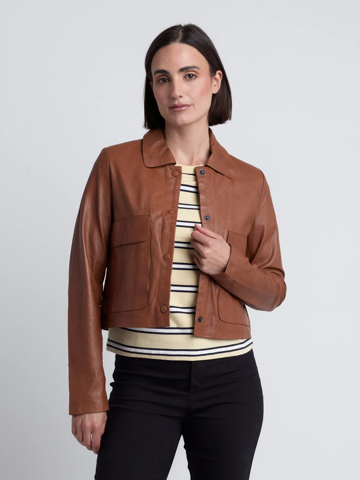 Lederjacke 42024082