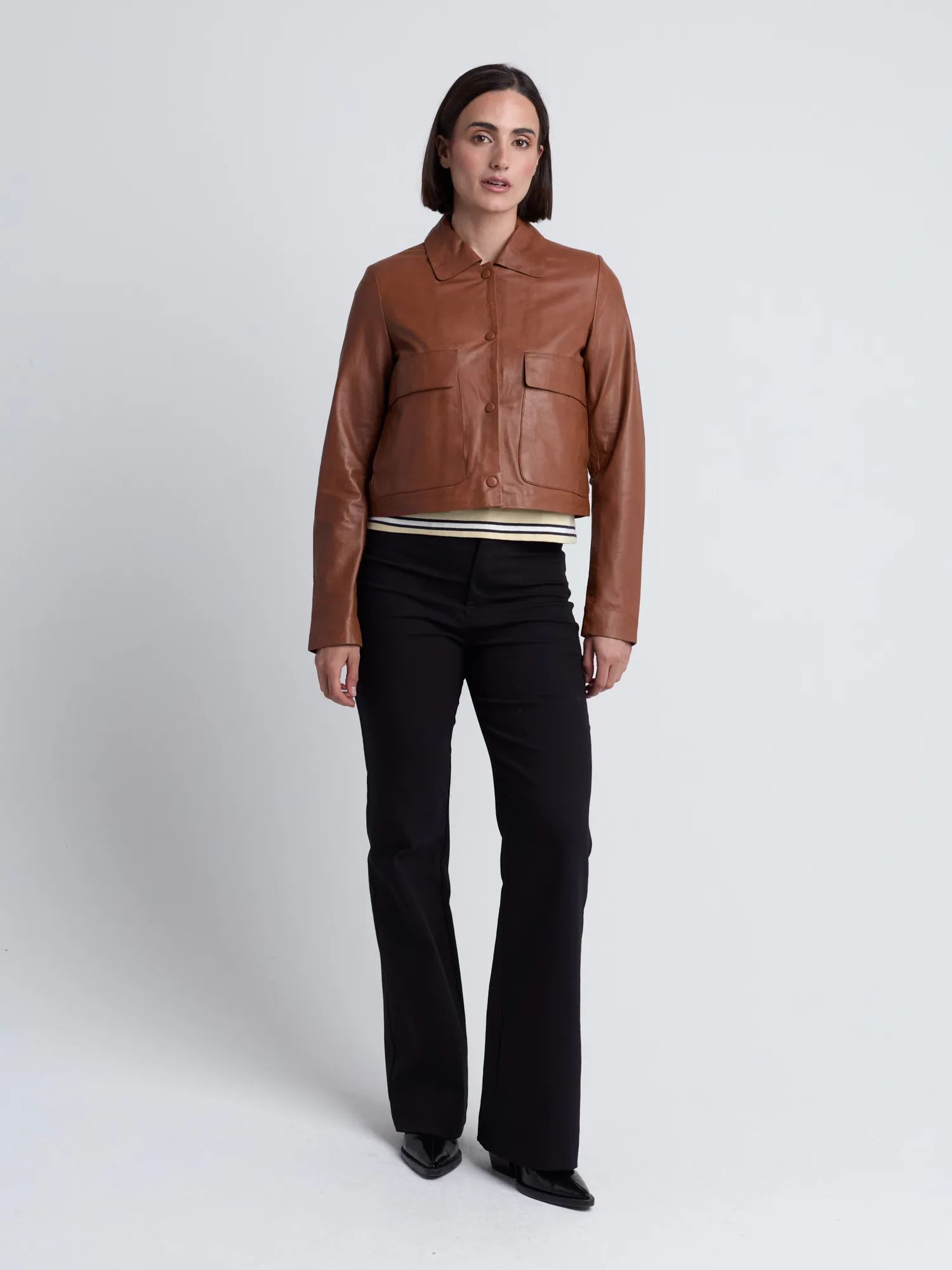 Lederjacke 42024082