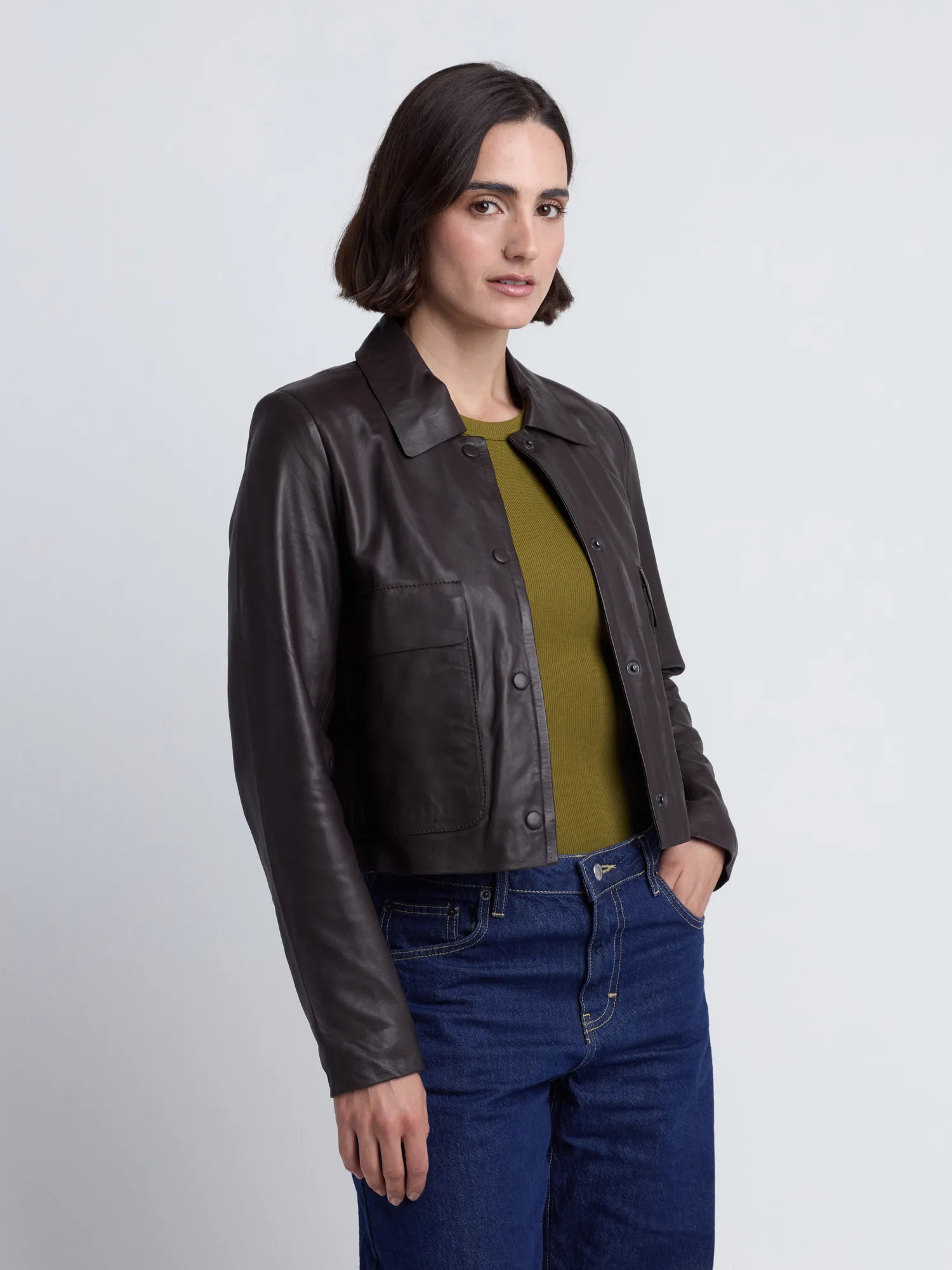 Lederjacke 42024082