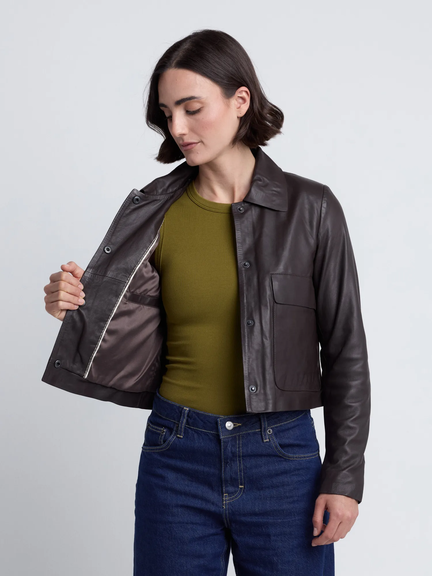 Lederjacke 42024082
