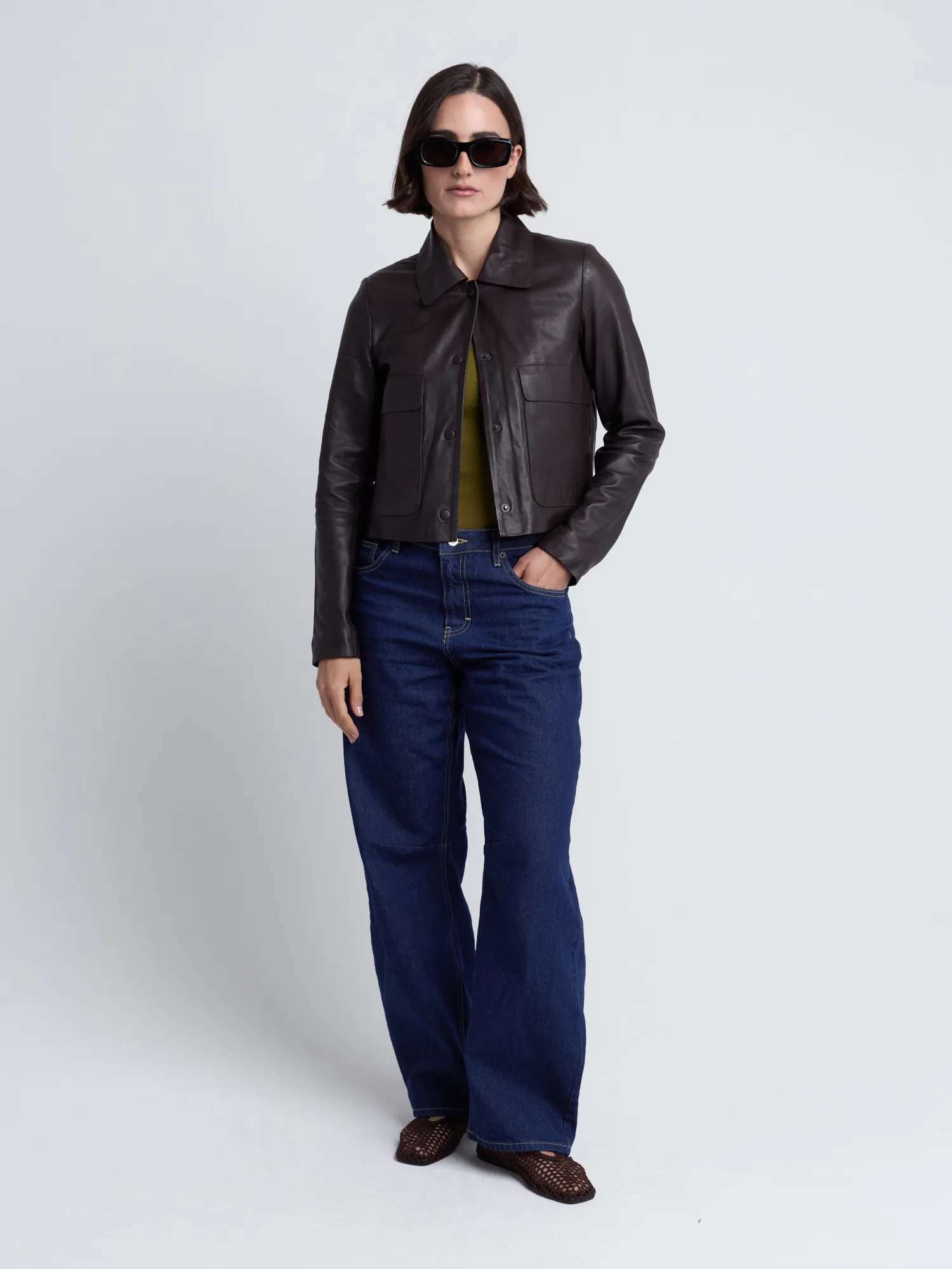 Lederjacke 42024082