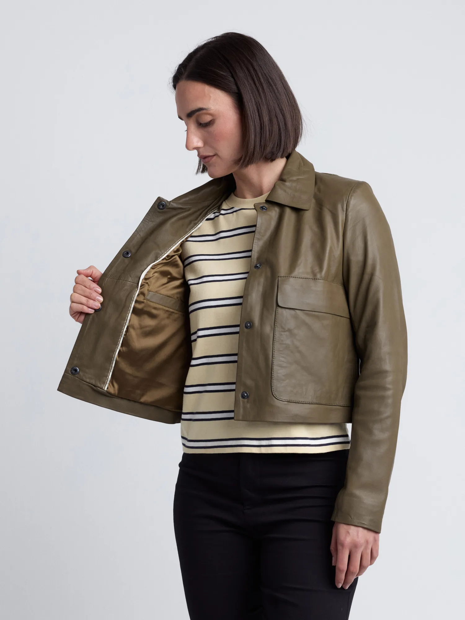 Lederjacke 42024082