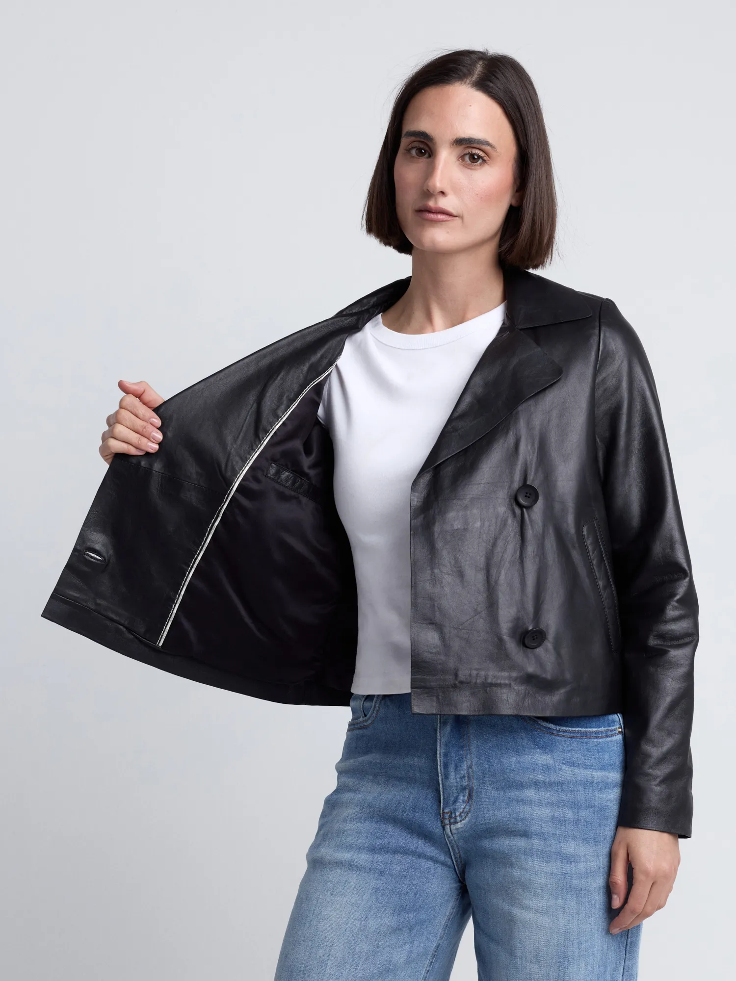 Lederjacke 42024083