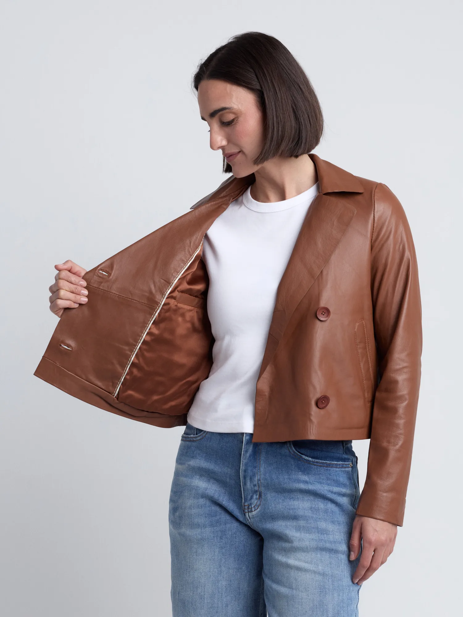 Lederjacke 42024083