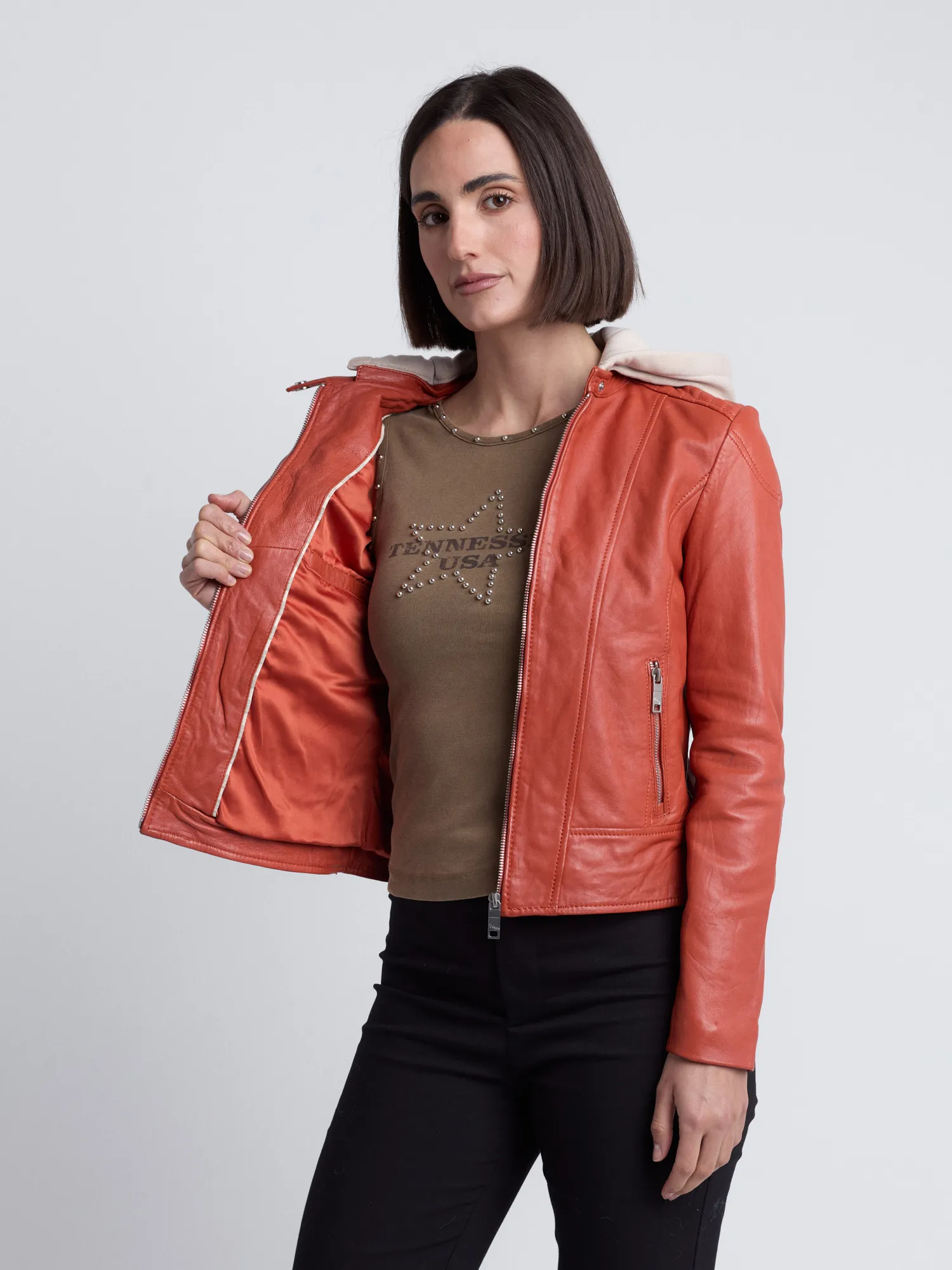 Lederjacke 42024107