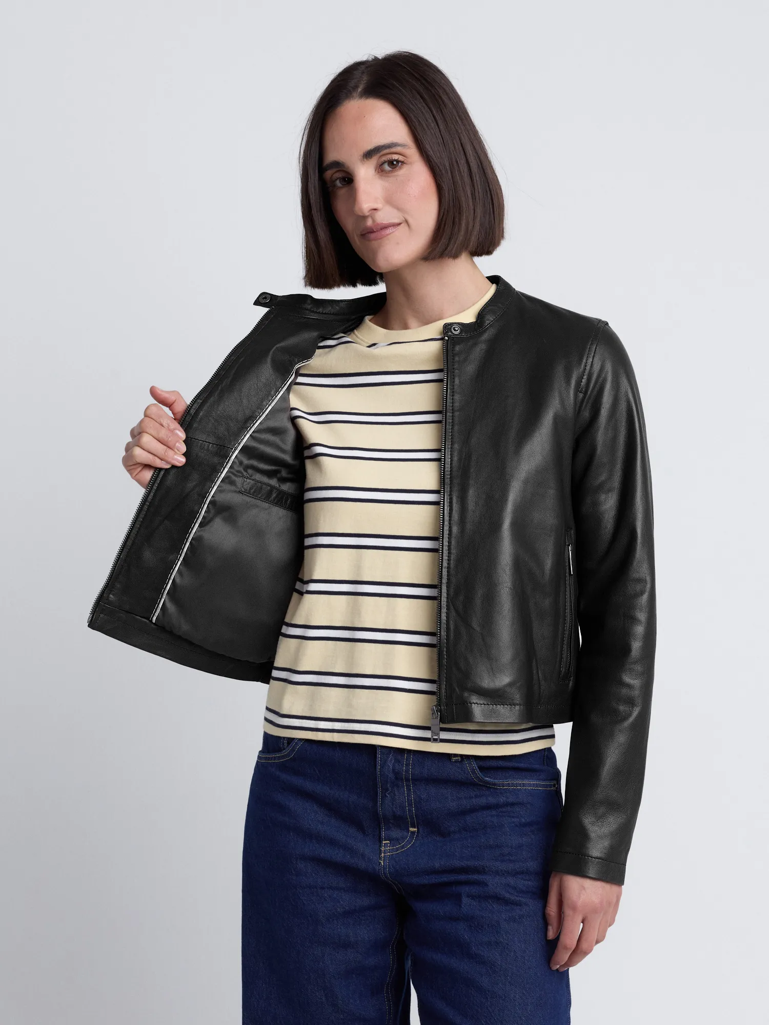 Lederjacke 42025087