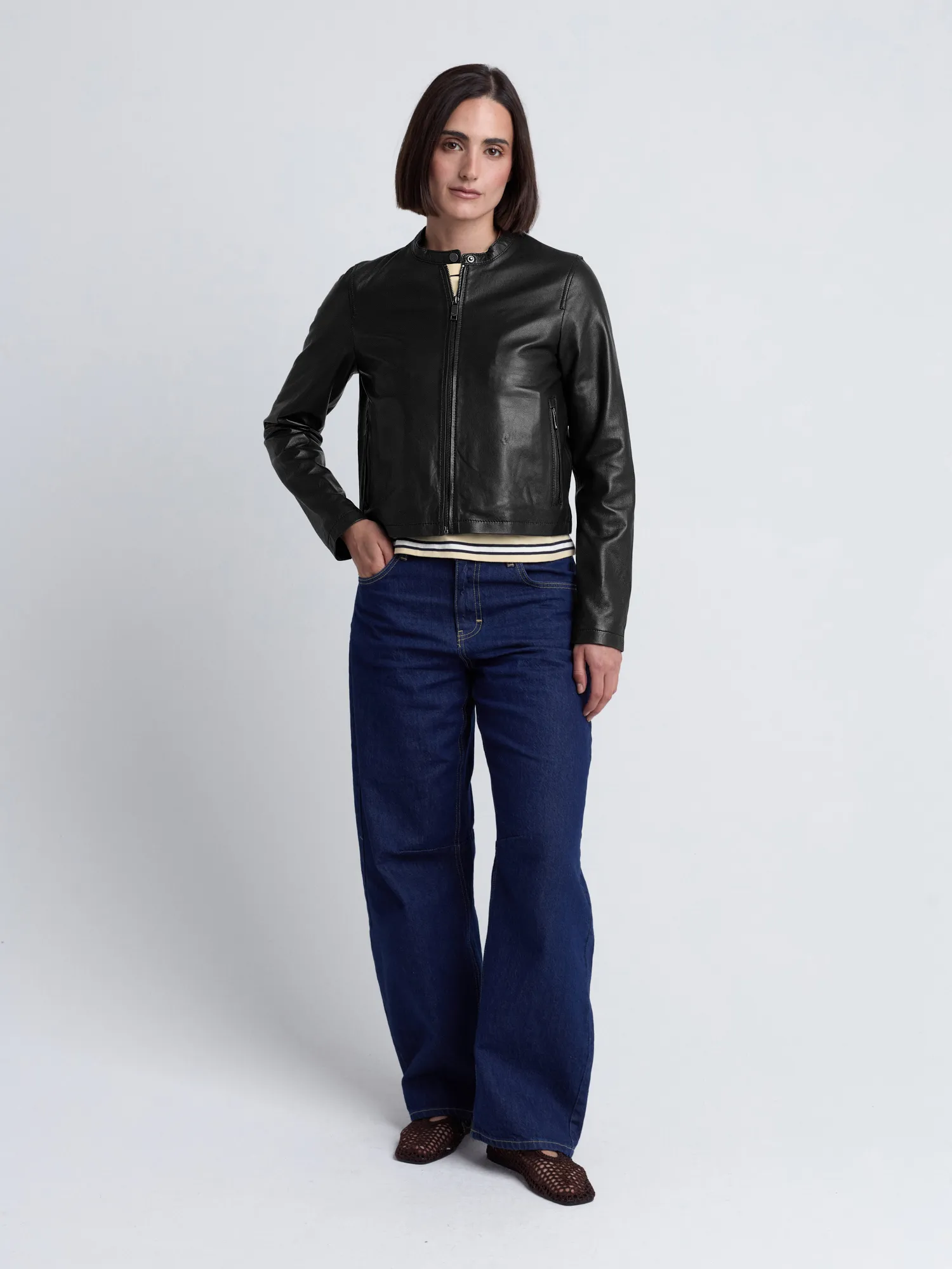 Lederjacke 42025087