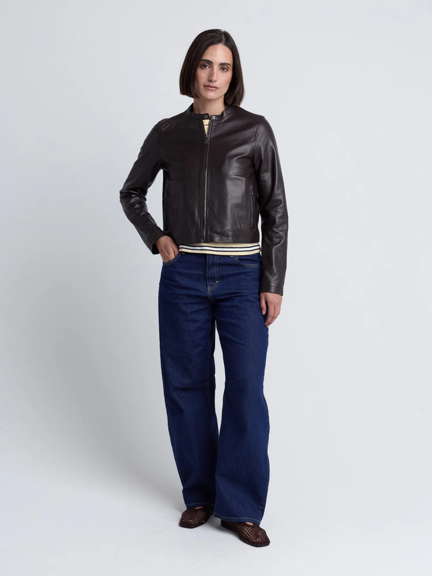 Lederjacke 42025087