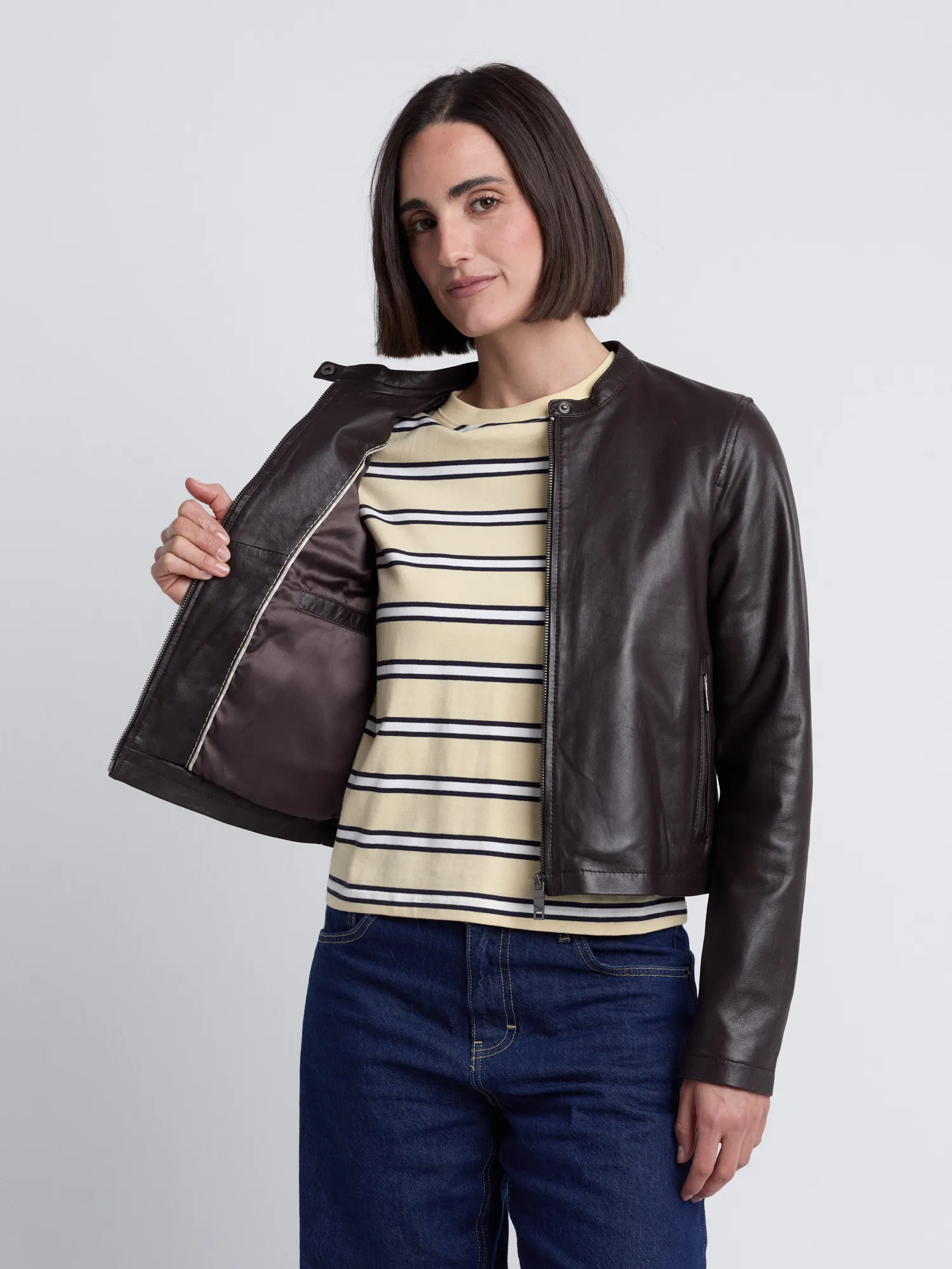 Lederjacke 42025087