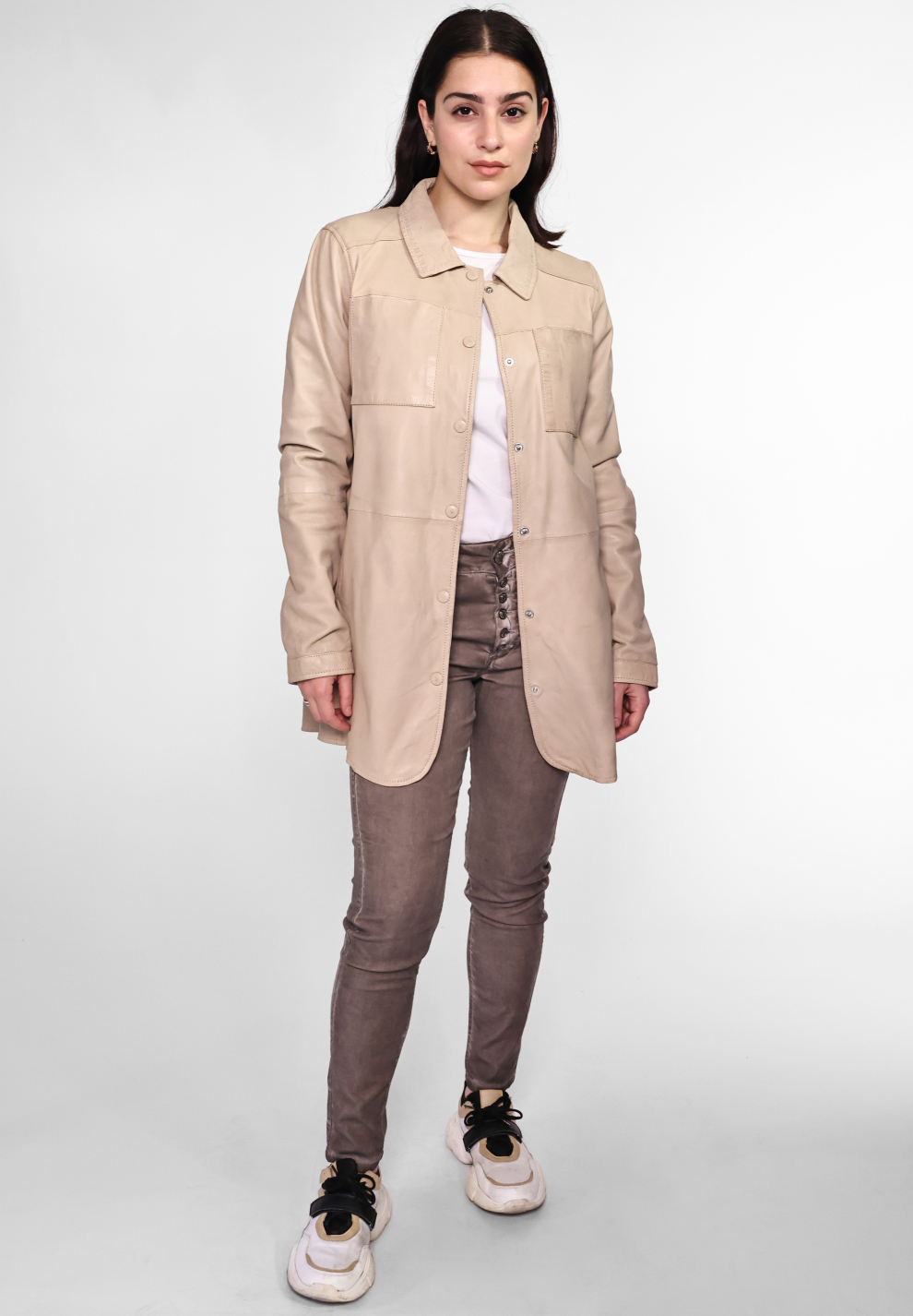 Lederkurzmantel 42020135