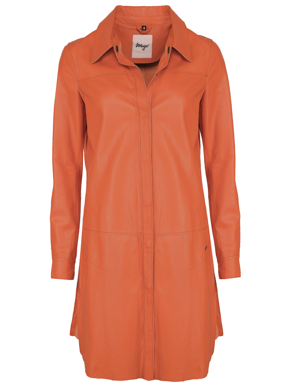 Hemdkleid aus Leder 42021101