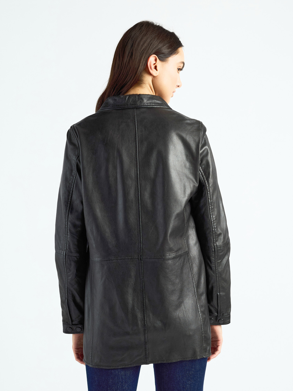 Lederkurzmantel 42020135