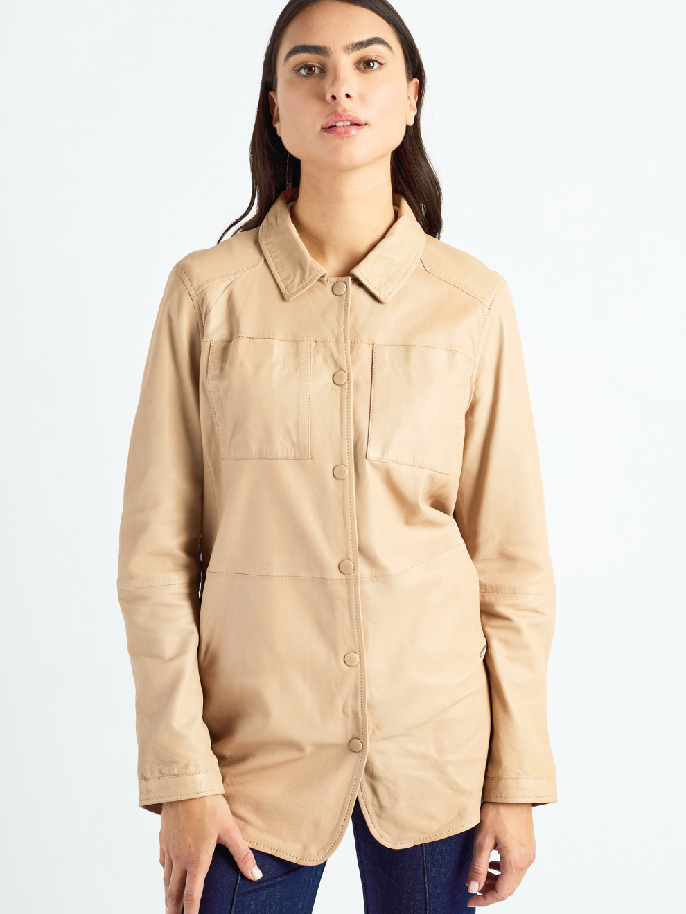 Lederkurzmantel 42020135