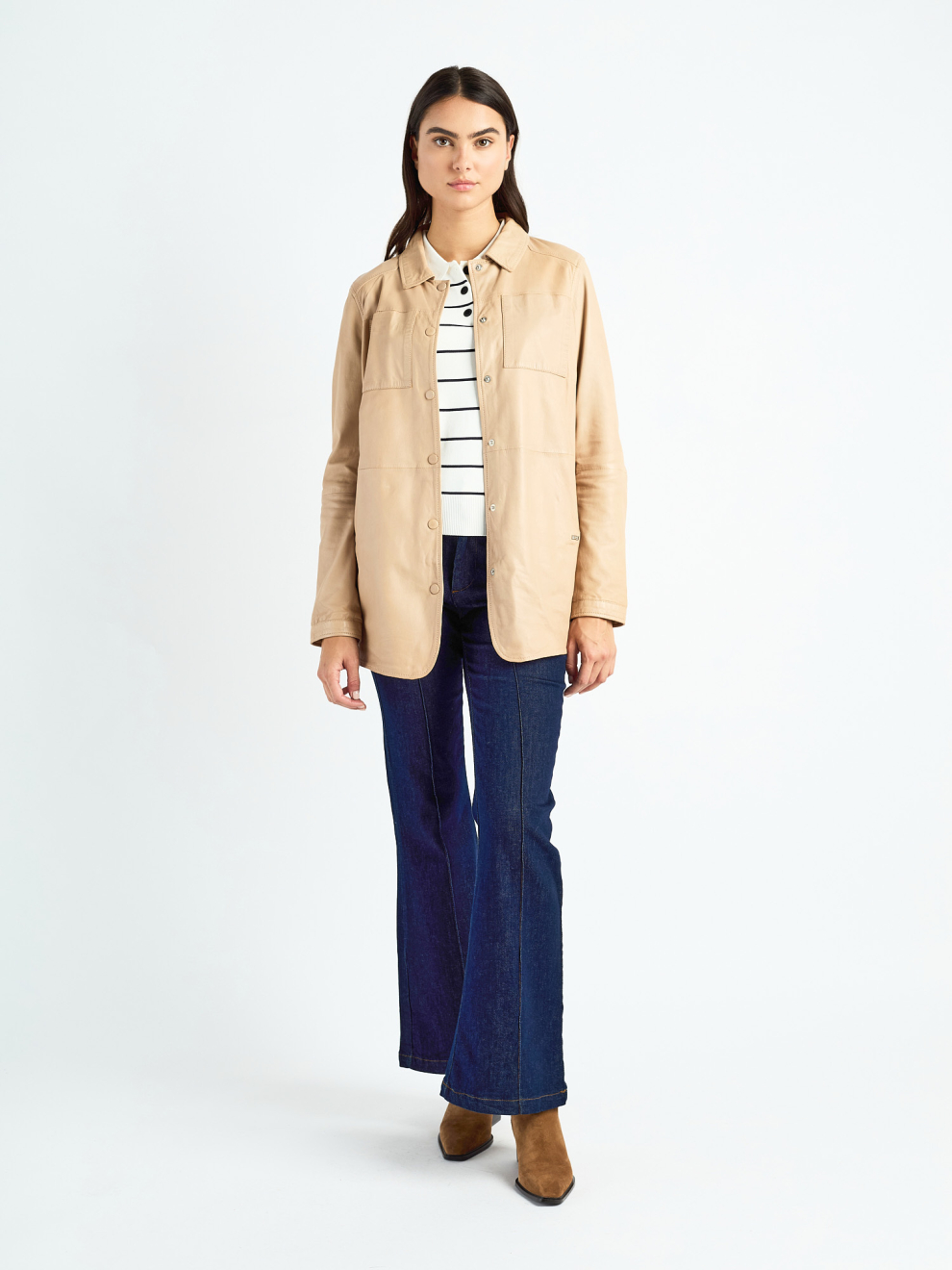 Lederkurzmantel 42020135