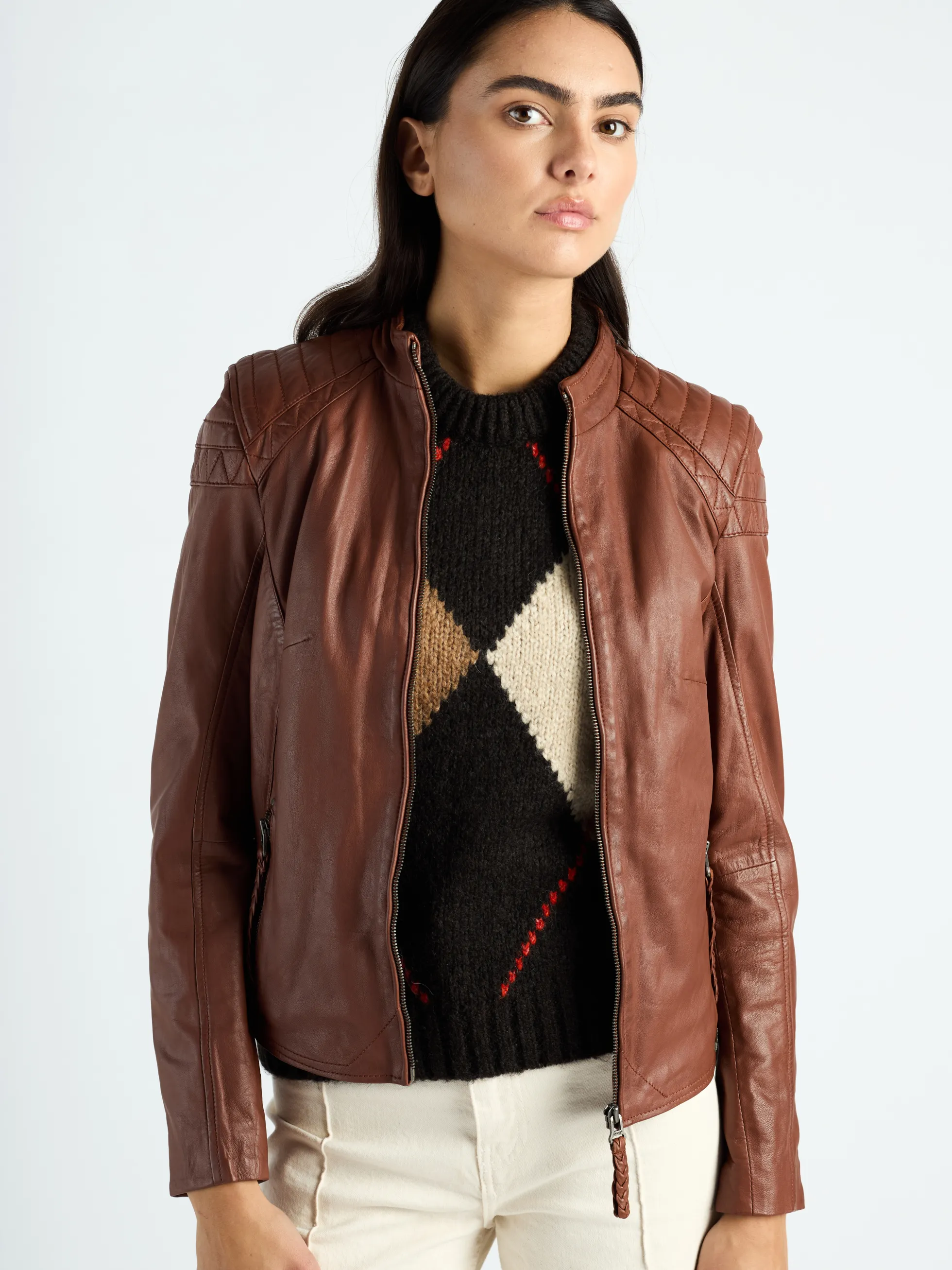 Lederjacke Brightwater