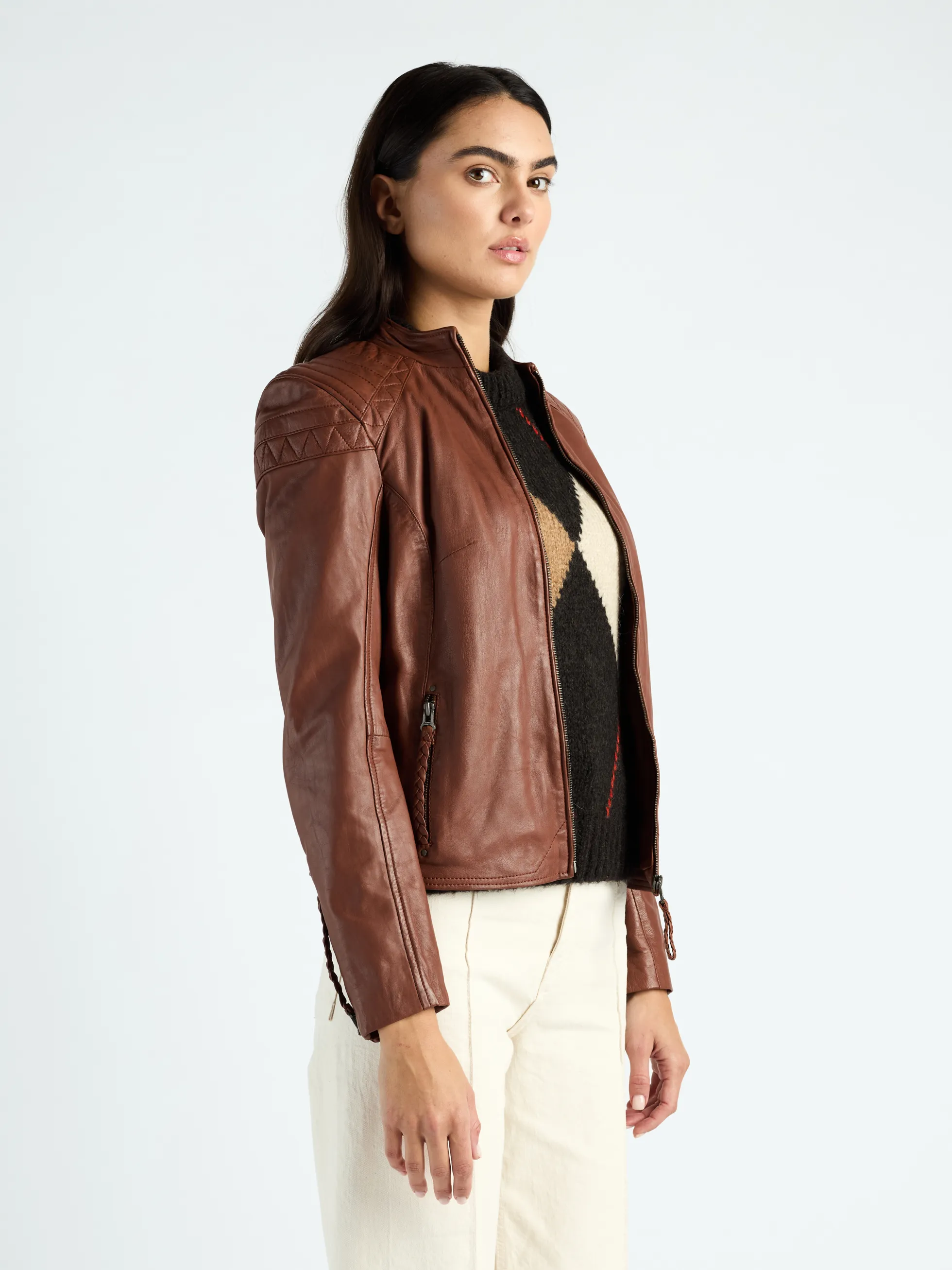 Lederjacke Brightwater