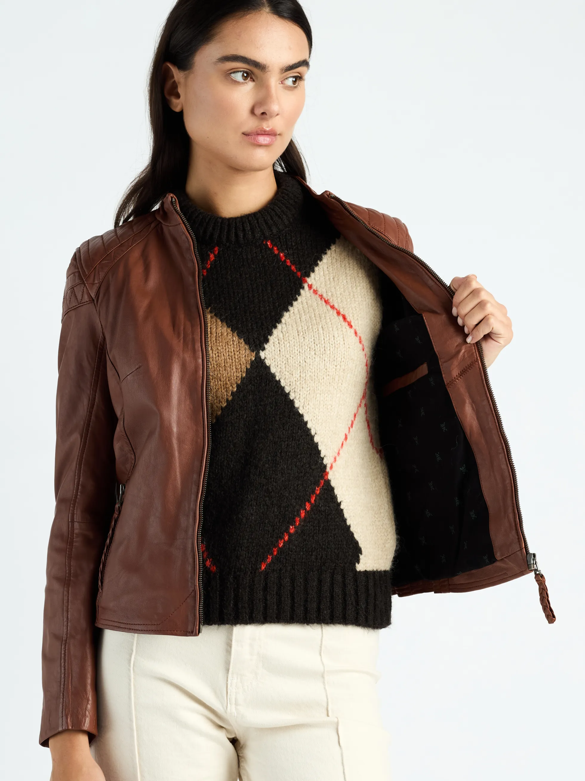 Lederjacke Brightwater