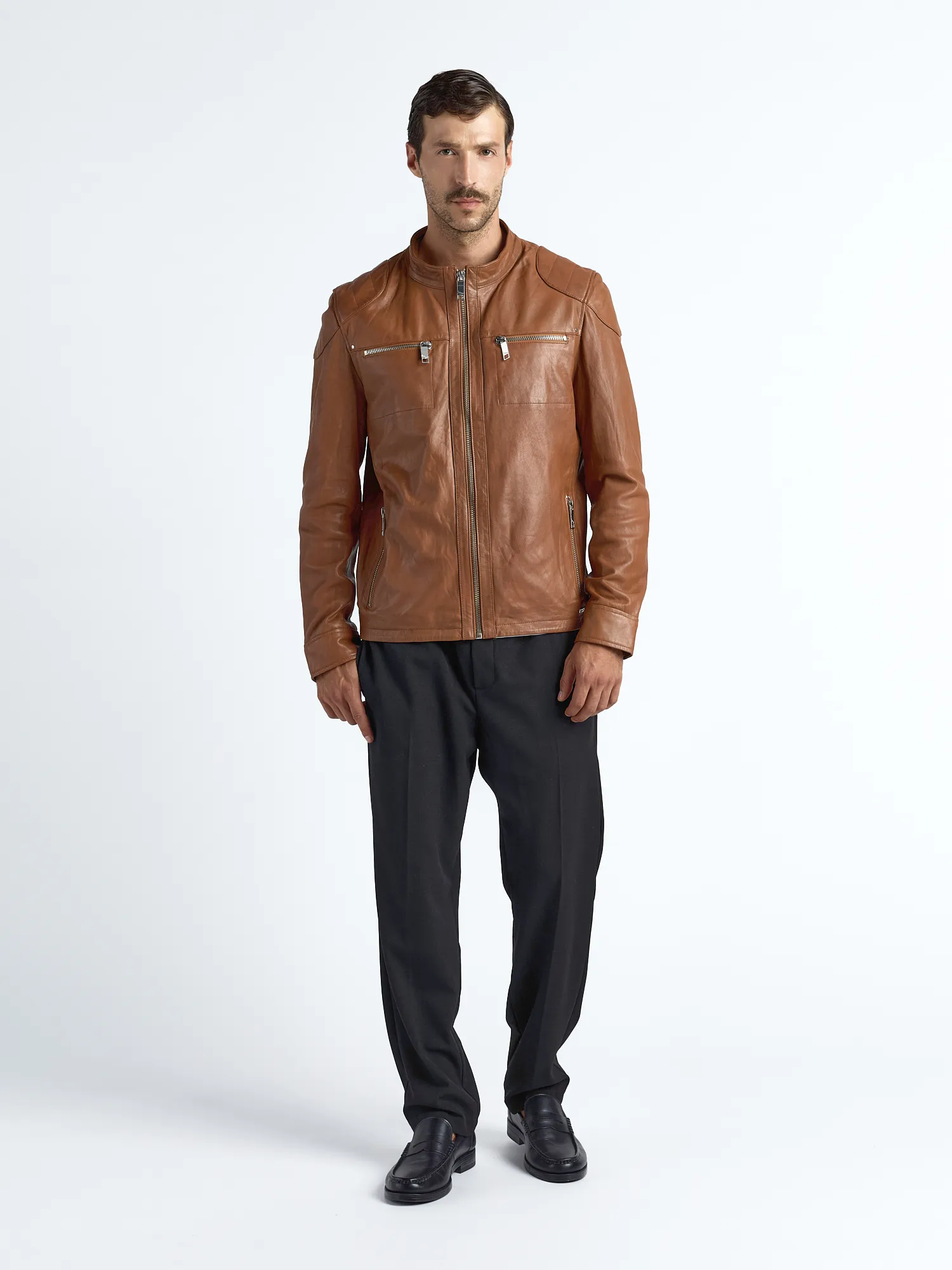 Lederjacke Flint
