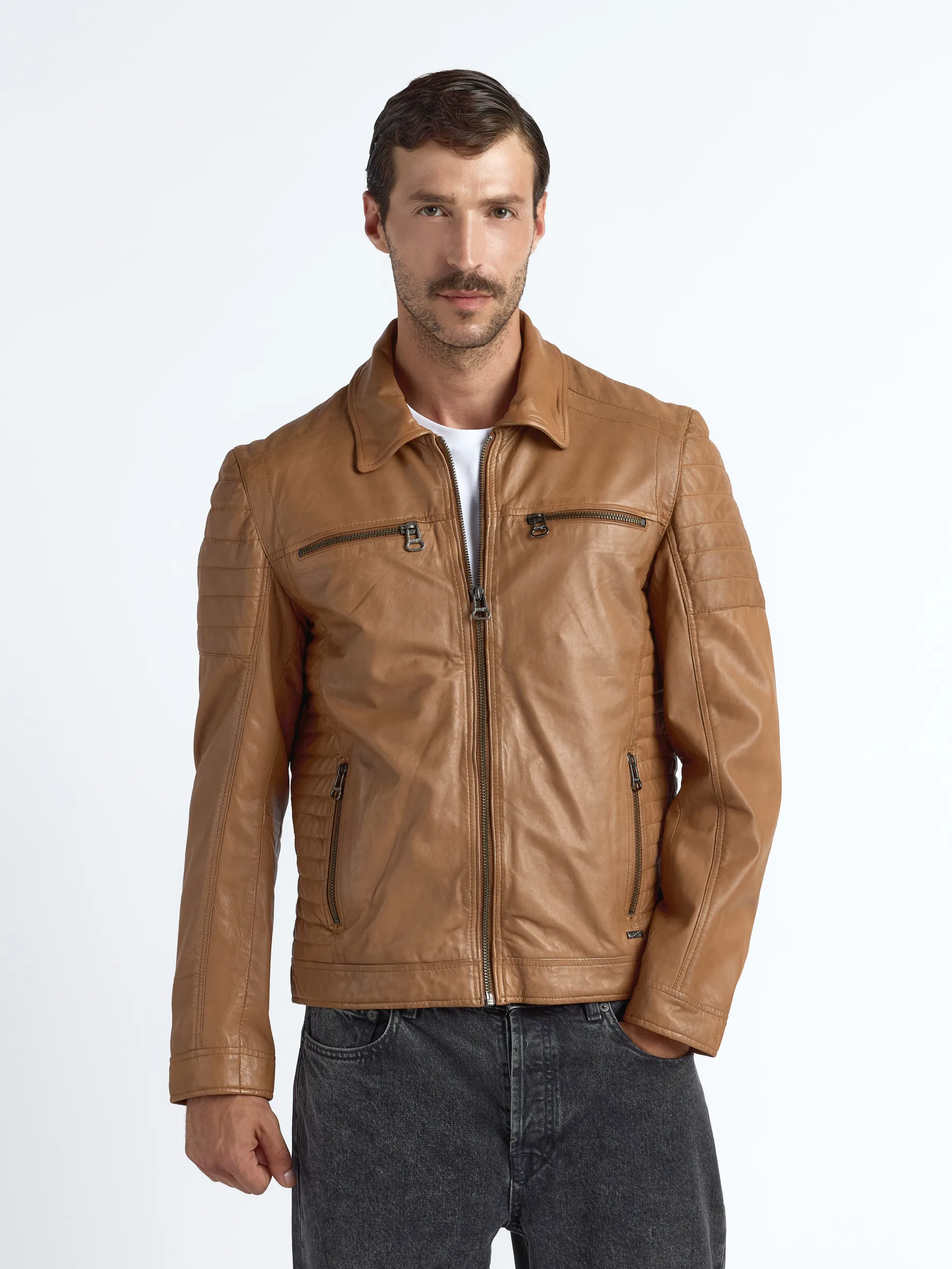 Lederjacke William