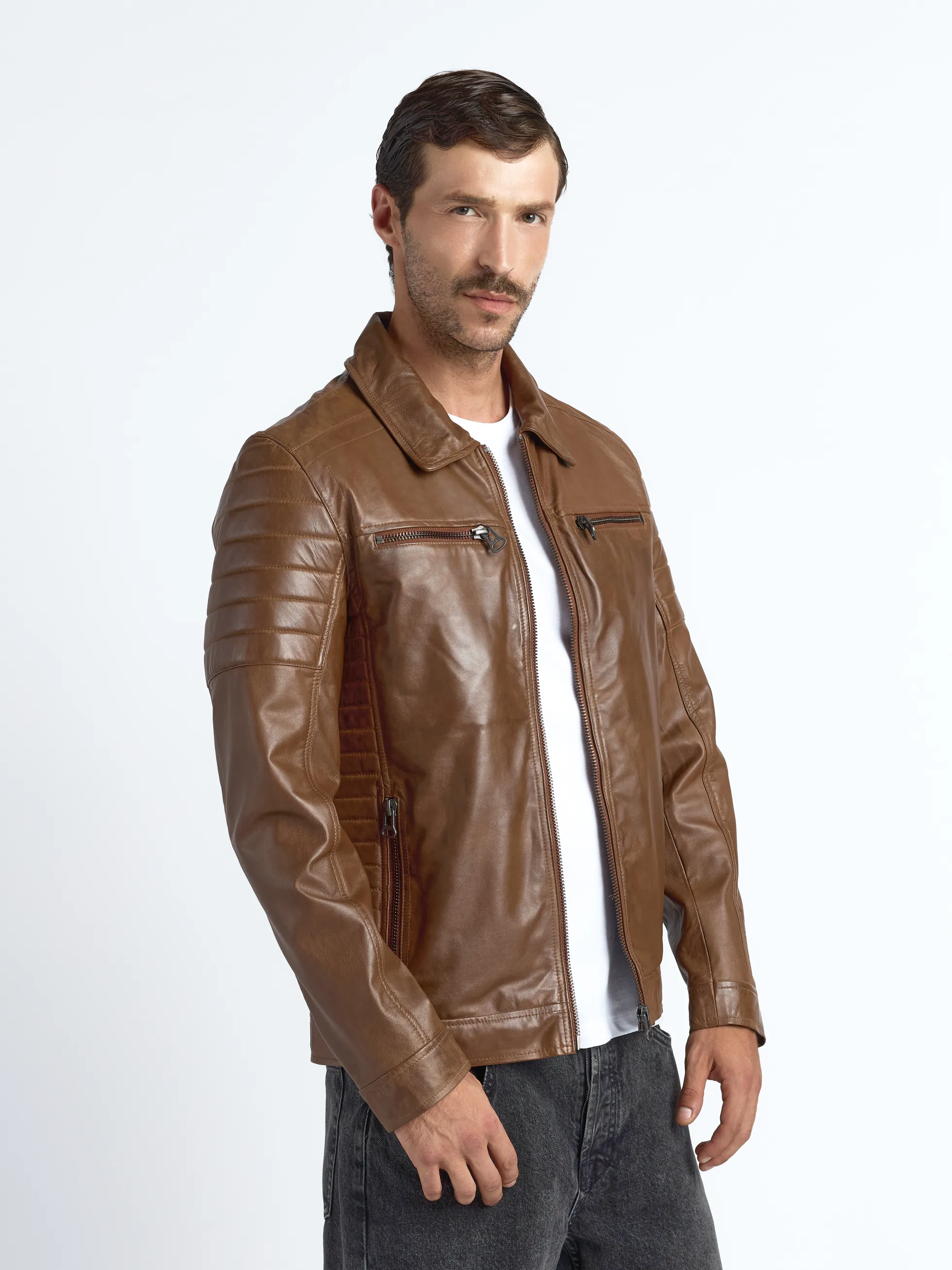Lederjacke William