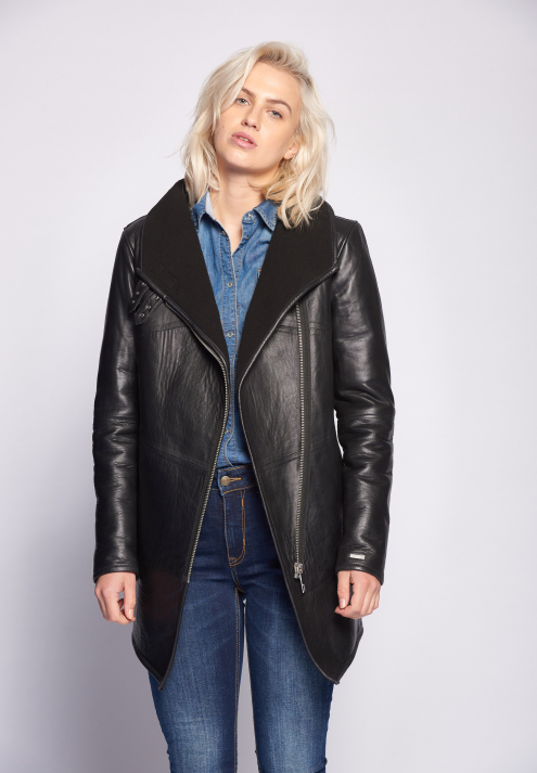 Lederkurzmantel Corning
