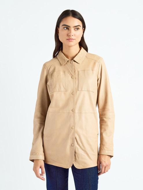 Lederkurzmantel 42020135